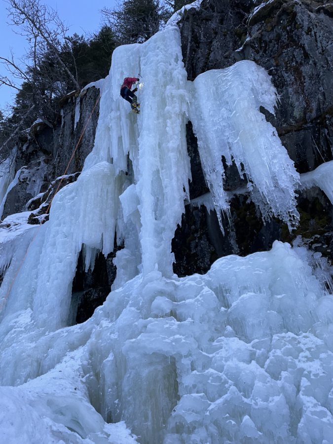 Eleanor Conole Ice Climbing